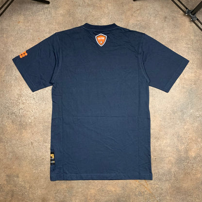 Drunknmunky 00s graphic navy tee (S)