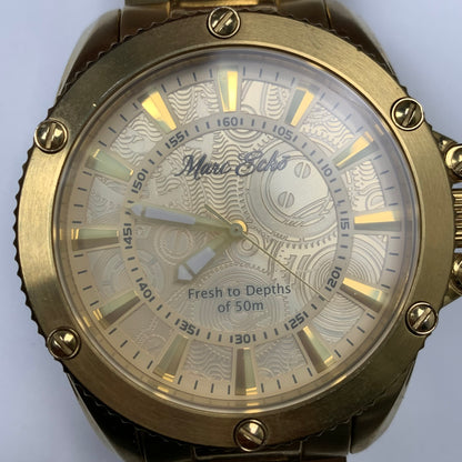 Marc Ecko 00s gold bling watch