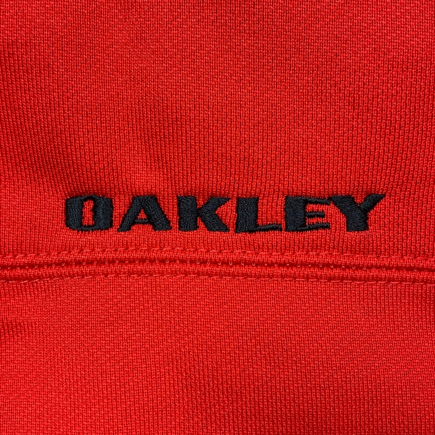Oakley 00s red graphic zip hoodie (M)