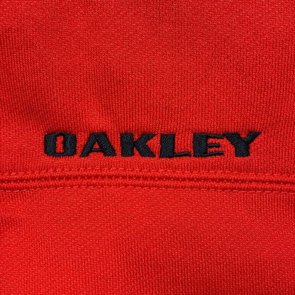 Oakley 00s red graphic zip hoodie (M)