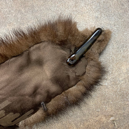 Taxidermy brown fox scarf