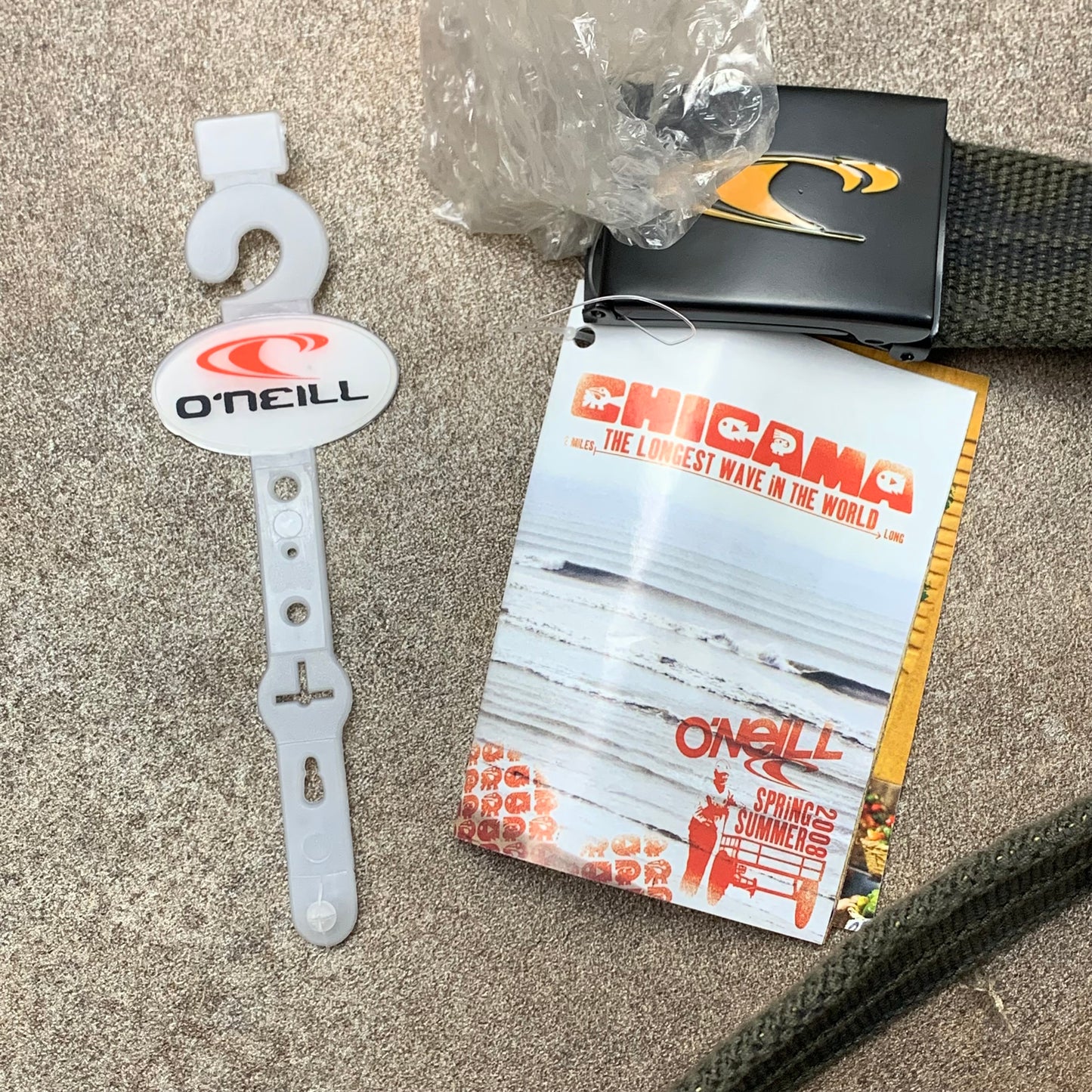 O'Neill 00s khaki camo belt