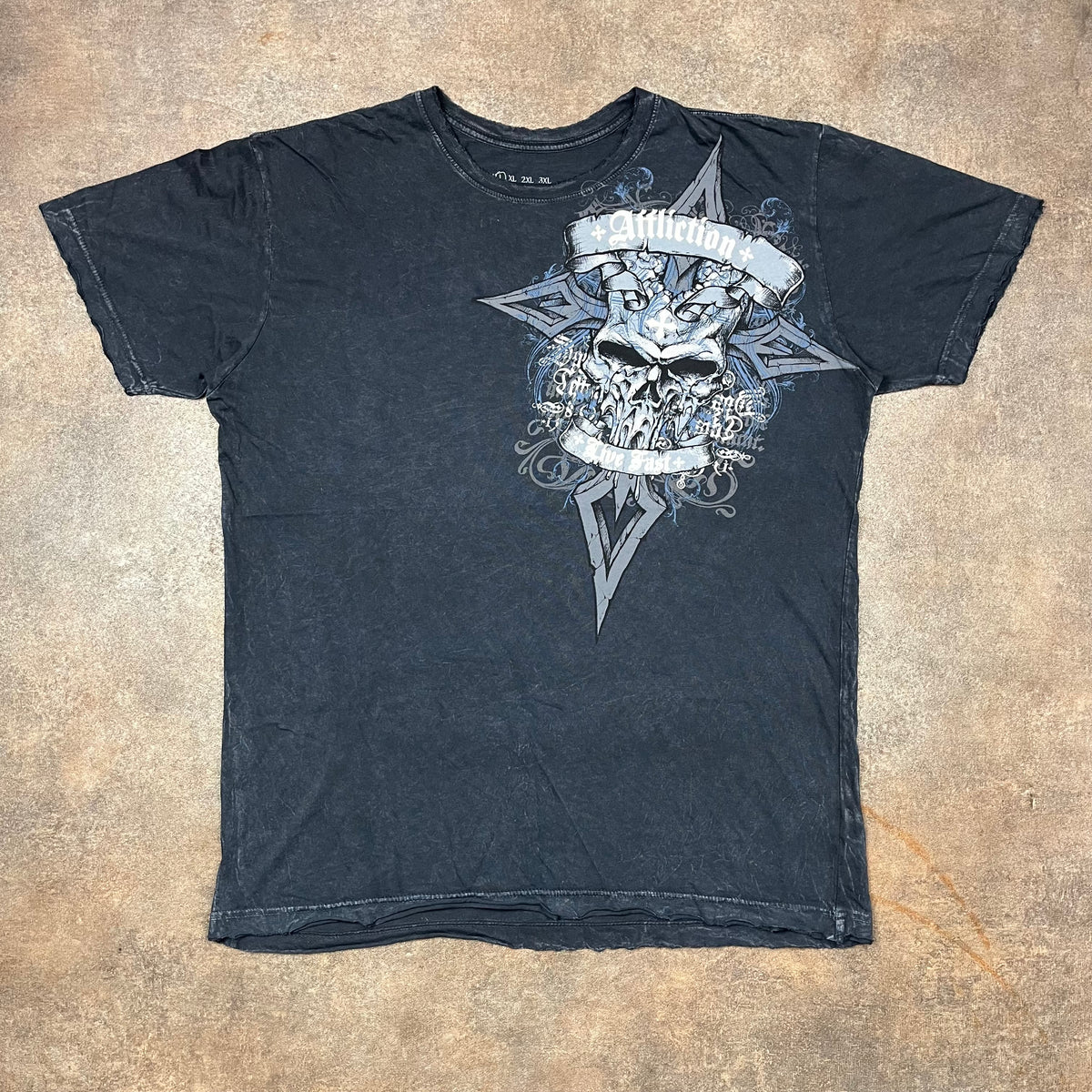 Affliction 00s graphic tee (L)