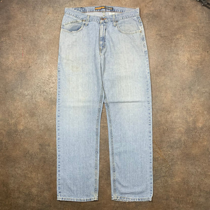 Levi's Silvertab 00s baggy pale blue jeans (33")