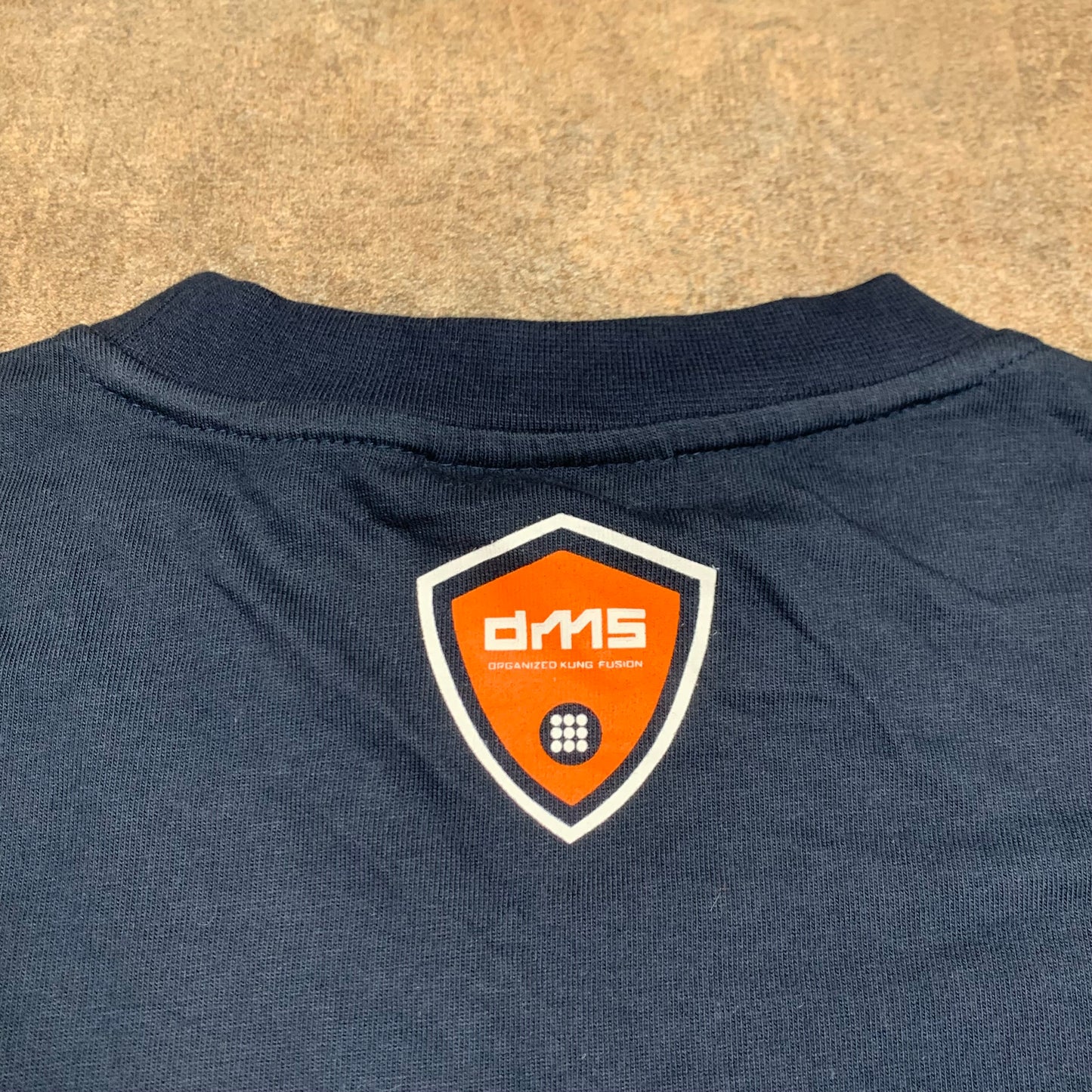 Drunknmunky 00s graphic navy tee (S)