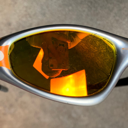 Oakley Software 90s flame graphic Straight Jacket sunglasses