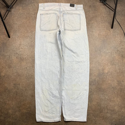 Levi's Silvertab 00s baggy pale blue jeans