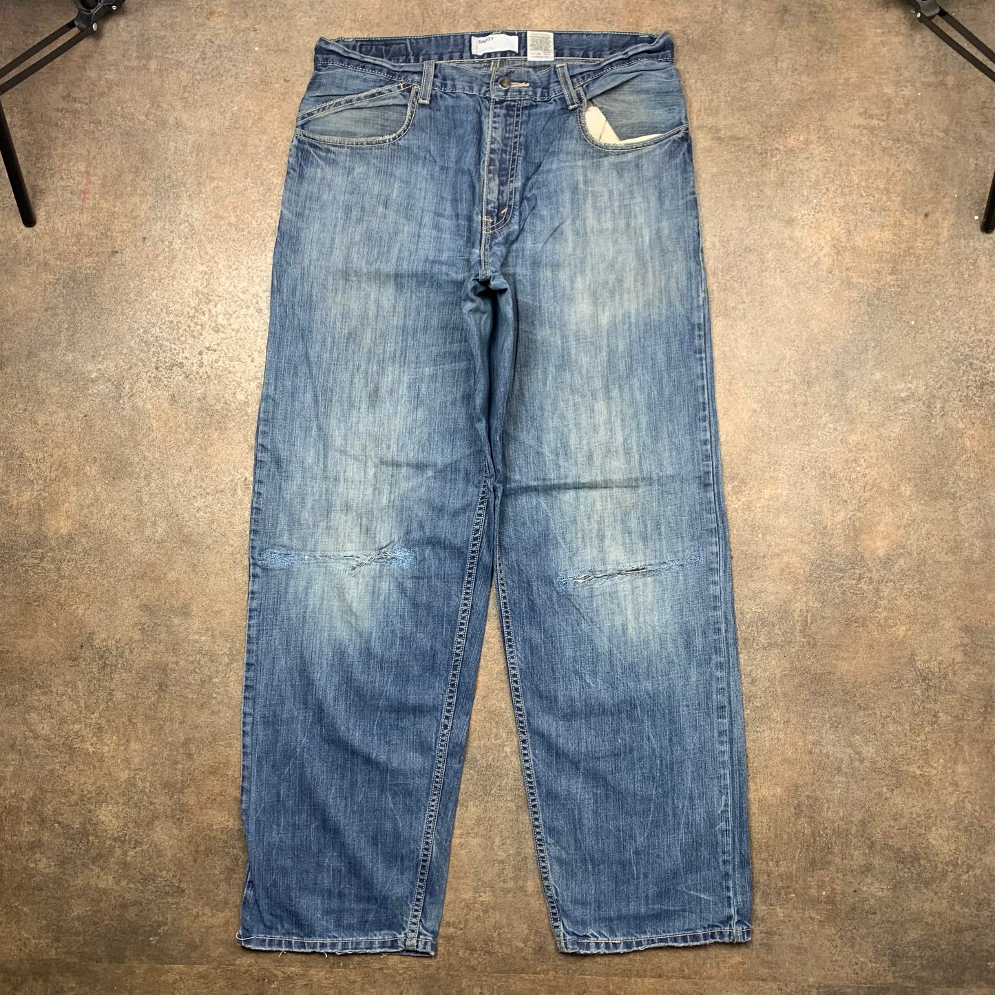 Levi's Silvertab 00s baggy navy jeans