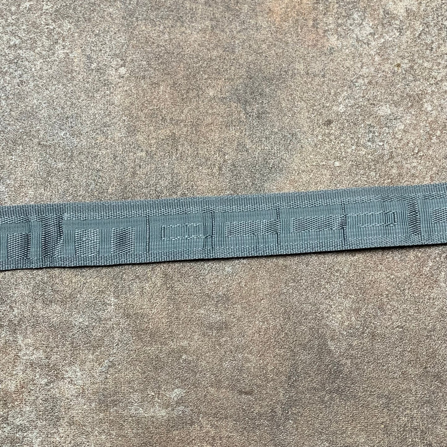 Mecca 00s grey graphic webbed belt