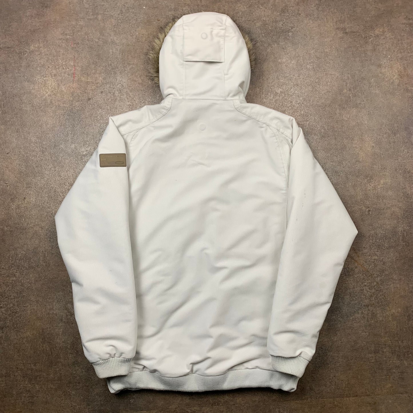 Oakley 00s corduroy fur hood parka (S)