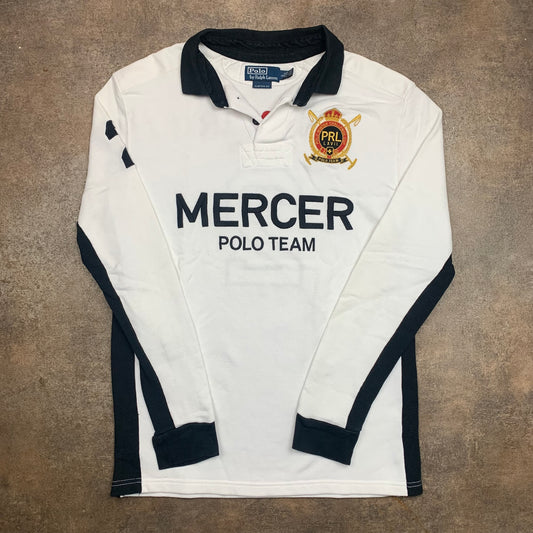 Polo Ralph Lauren 00s white long sleeve polo