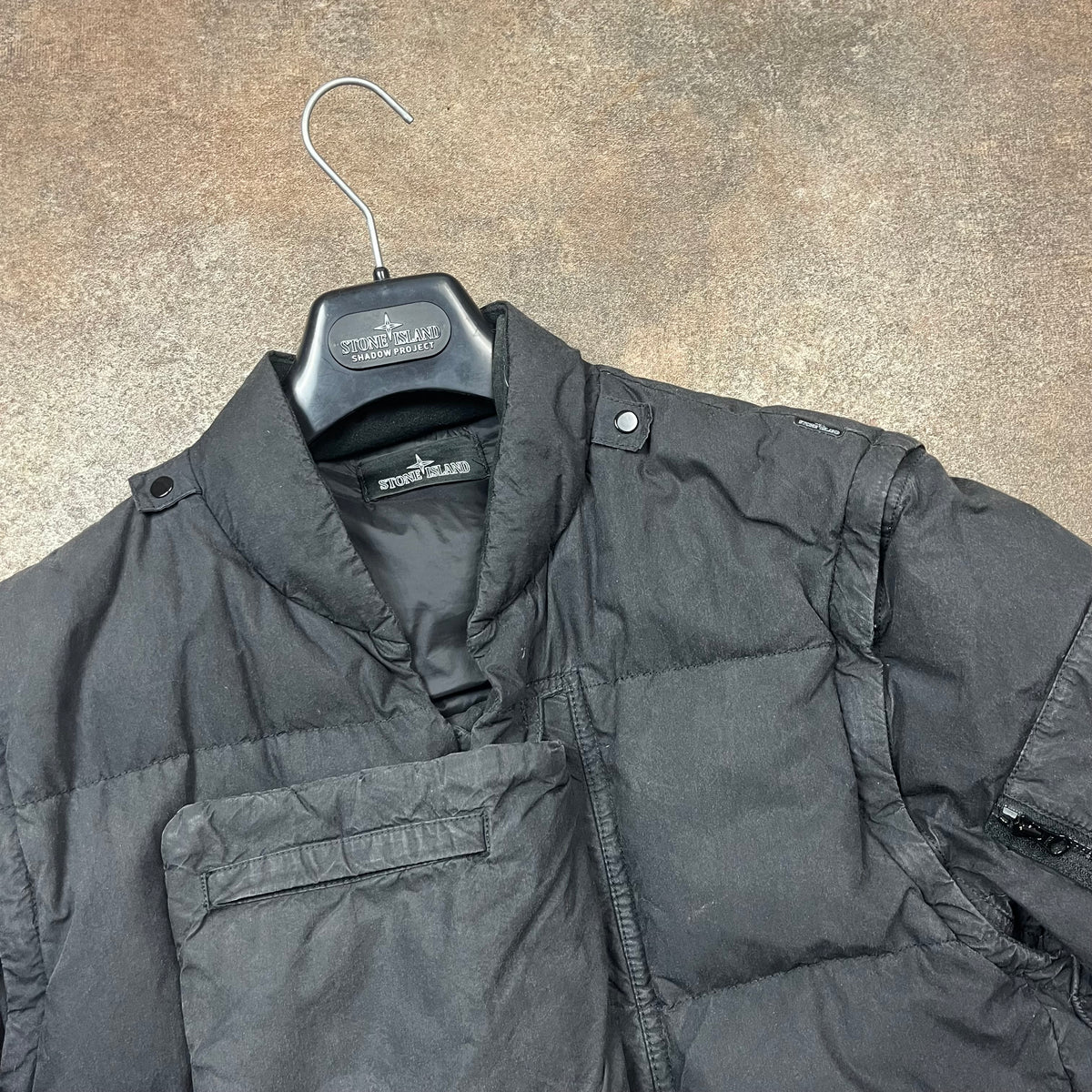 Stone Island Shadow Project down blouson (M)
