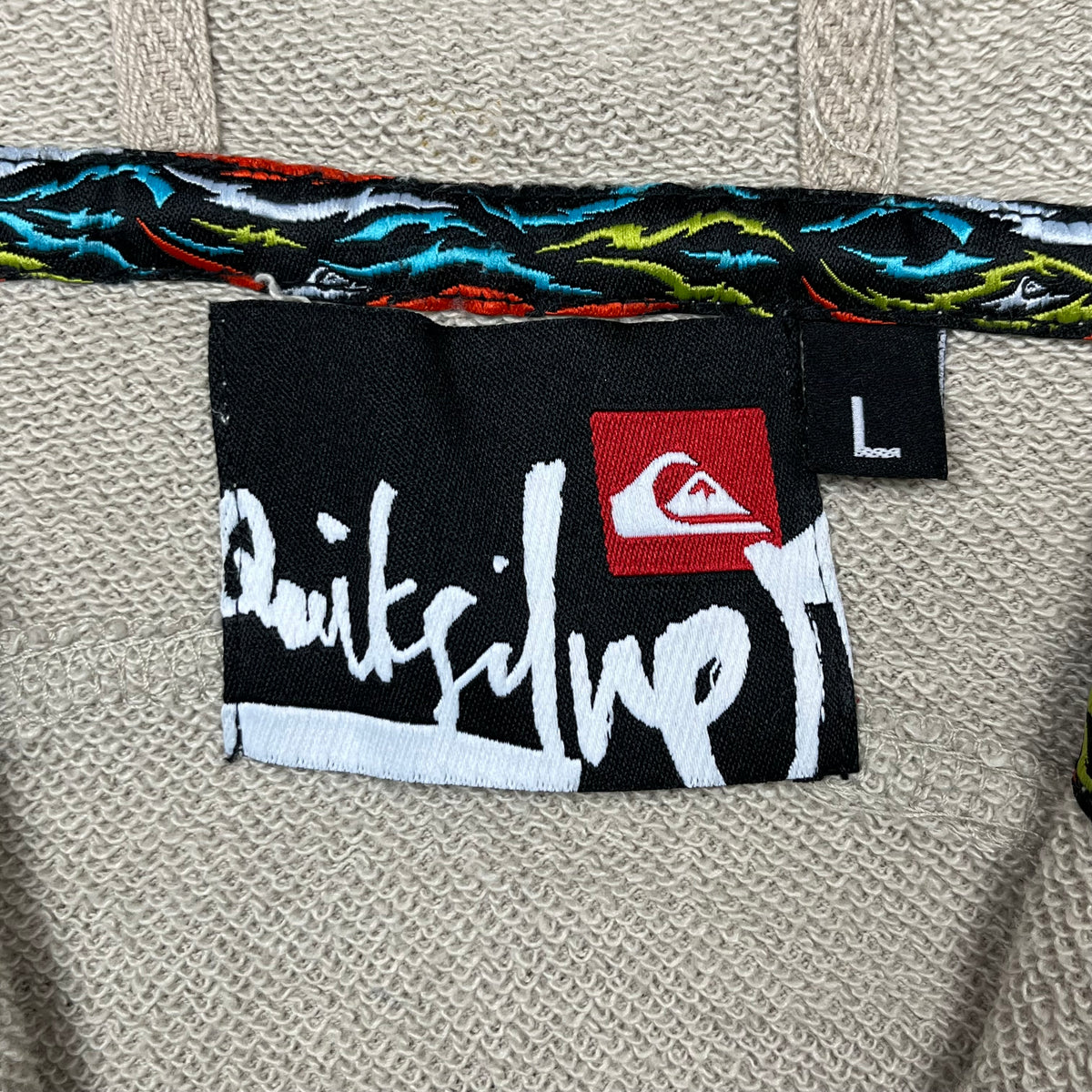 Quiksilver 00s full zip hoodie (M)