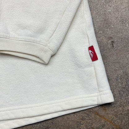 Quiksilver 90s cream graphic boxy sweatshirt