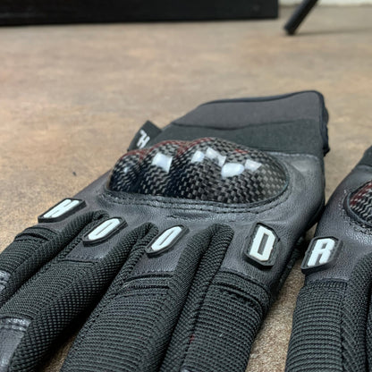Hoodrich black logo knuckle gloves