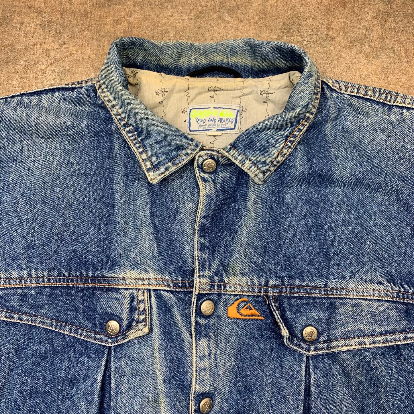 Quiksilver 1989 Tom Carroll graphic jacket