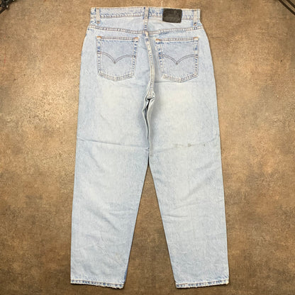 Levi's Silvertab 00s baggy pale blue jeans