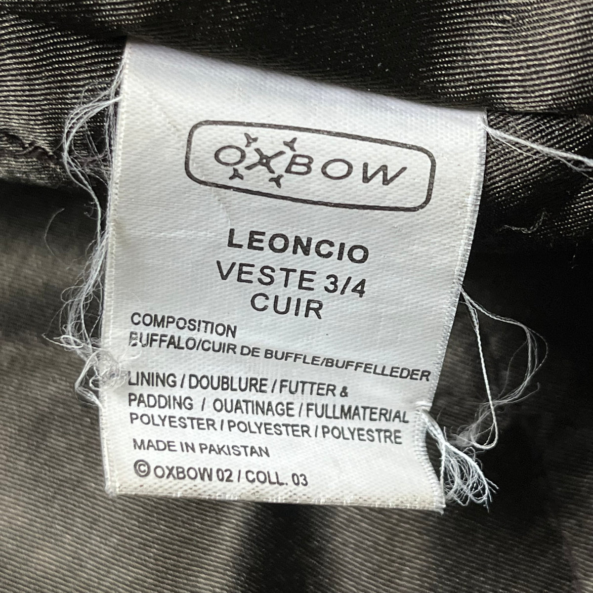Oxbow 00s leather jacket (L)