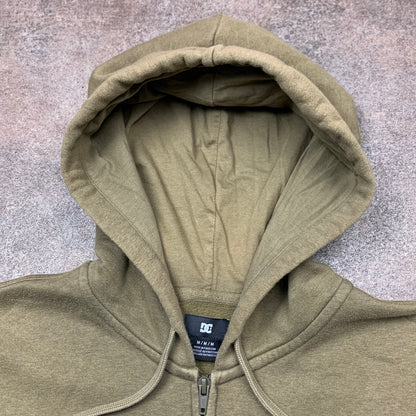 DC Shoes graphic khaki zip hoodie