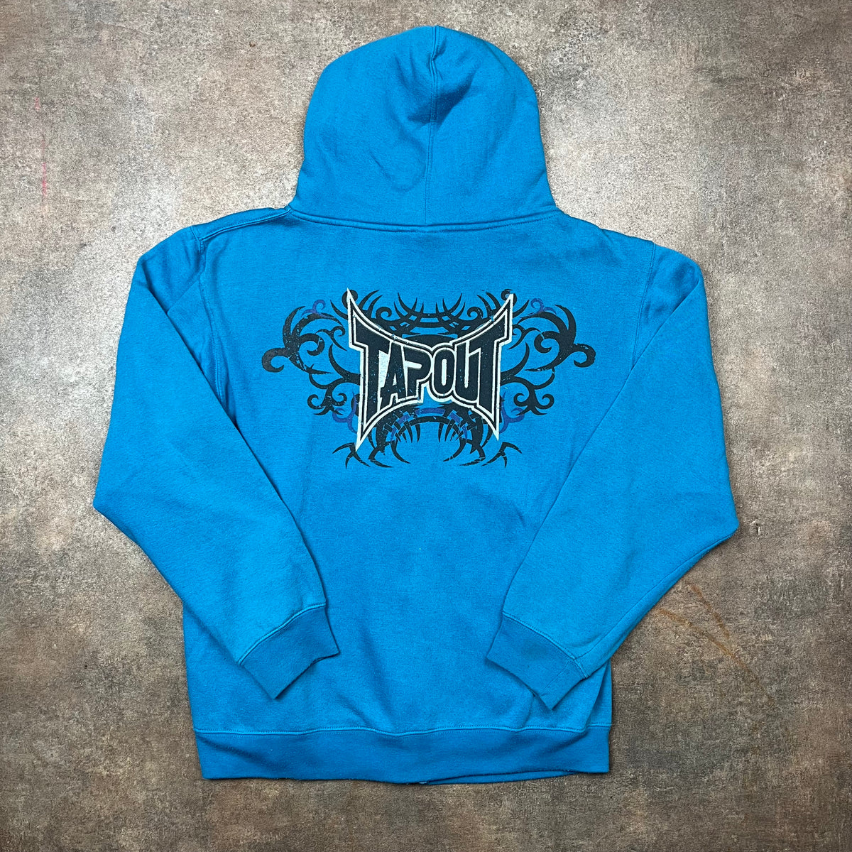 Tapout 00s graphic zip hoodie (L)