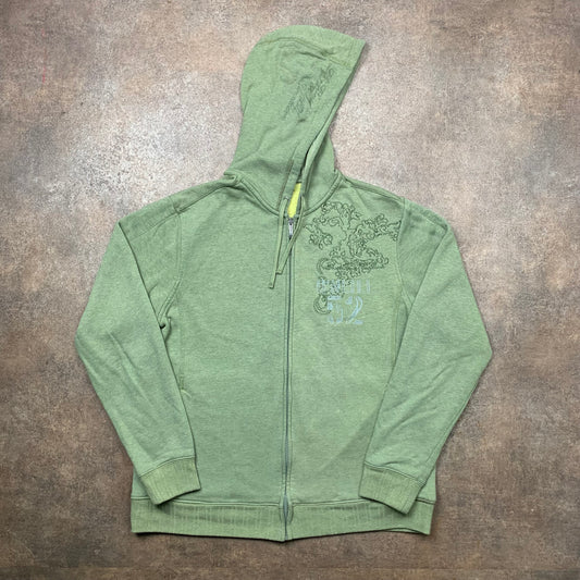 O’Neill 00s green graphic hoodie (M)
