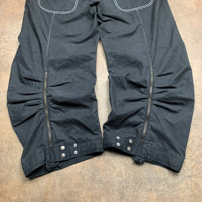 Marithé + François Girbaud 00s corduroy twisted jeans