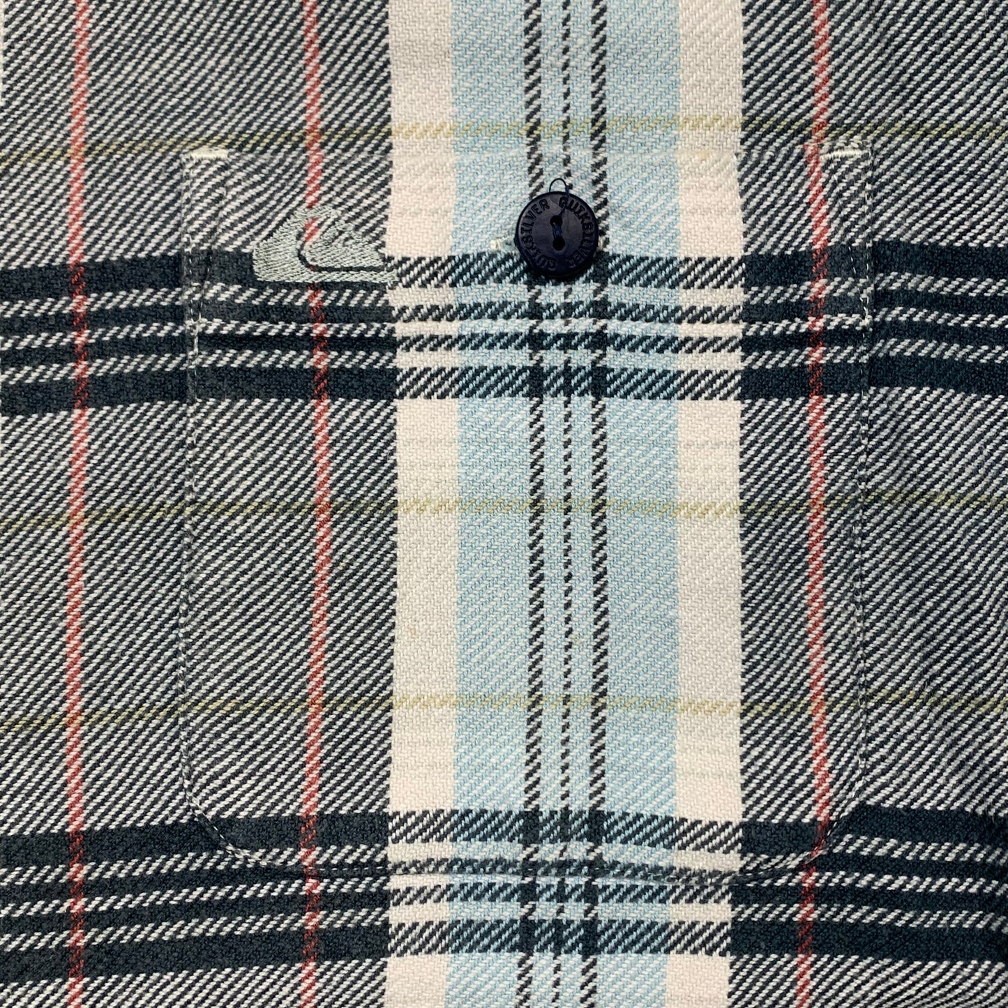 Quiksilver 90s plaid flannel shirt (S)