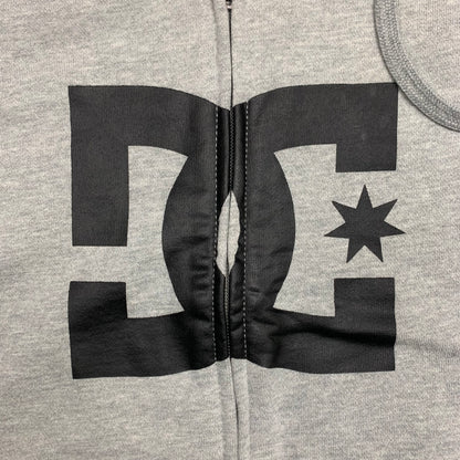 DC Shoes grunge graphic zip hoodie