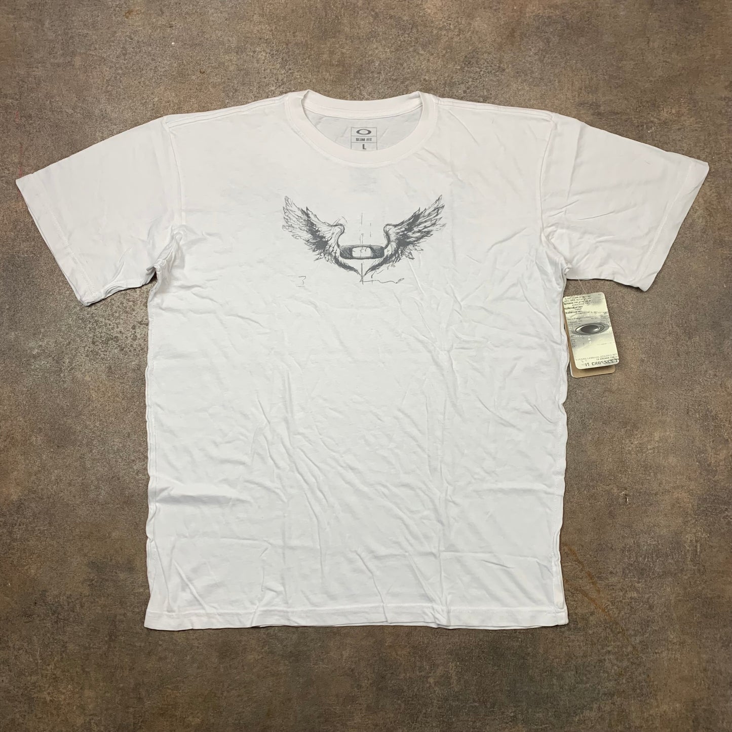 Oakley 00s Flying Tiger deadstock graphic tee (L)