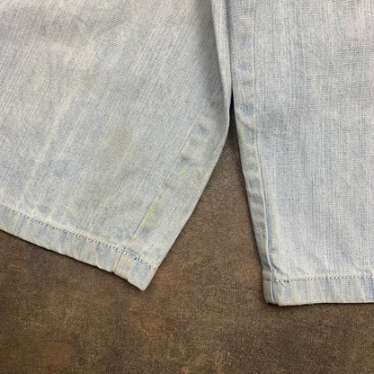 Southpole 00s pale blue baggy jorts