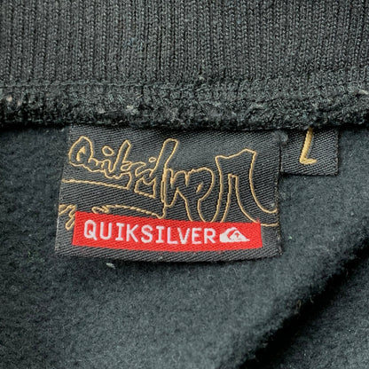 Quiksilver 00s black graphic hoodie