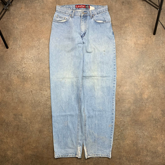Levi's Silvertab 00s baggy pale blue jeans
