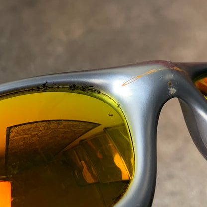 Oakley Software 90s flame graphic Straight Jacket sunglasses