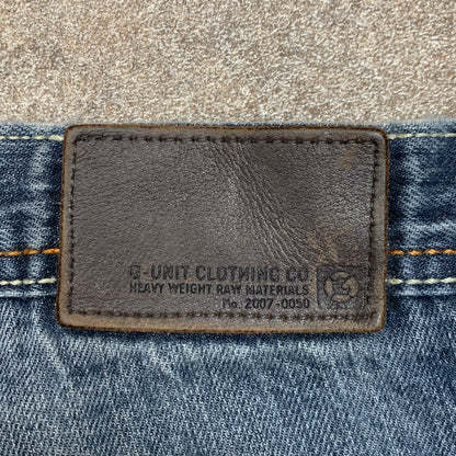 G-Unit 00s navy graphic baggy jorts