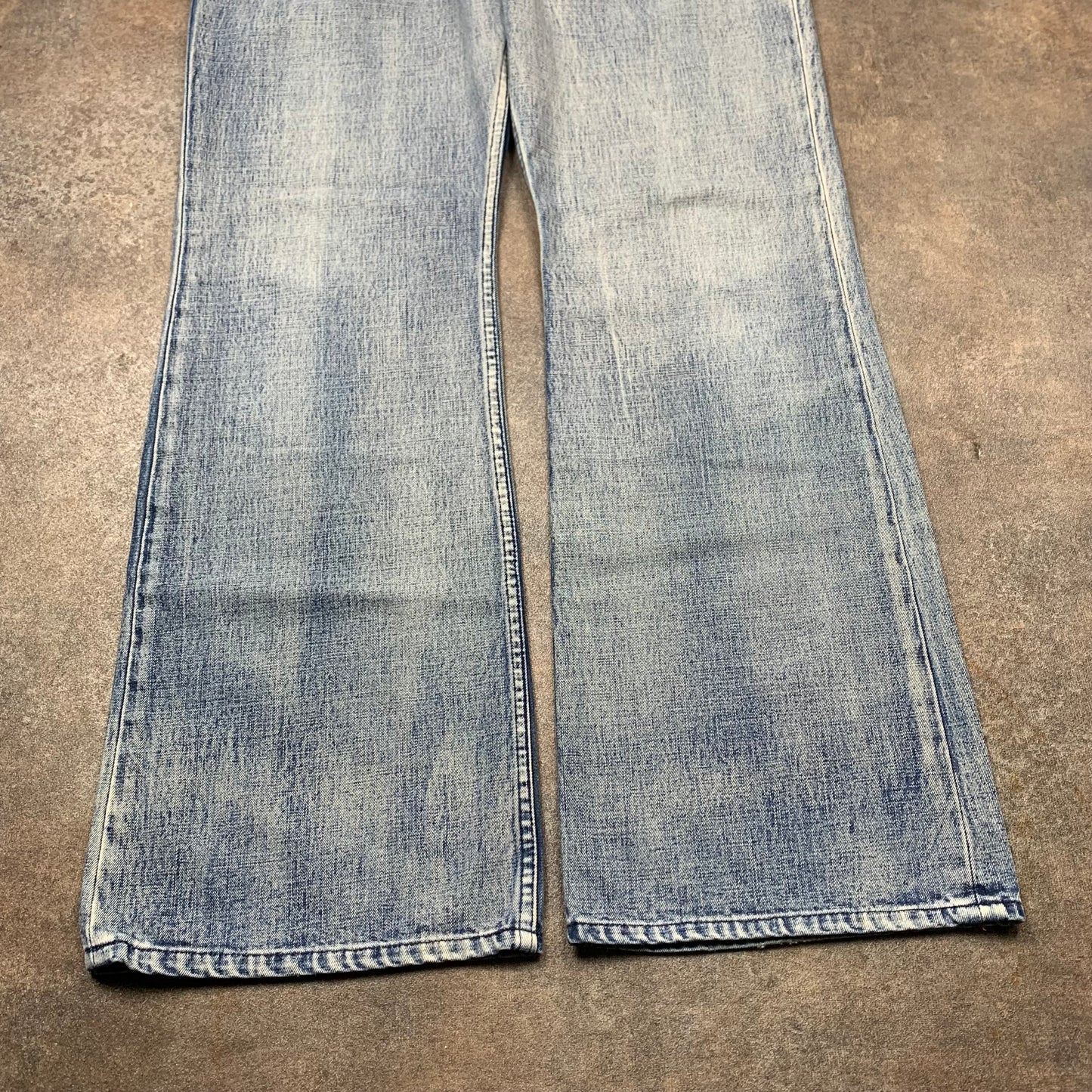 FCUK 00s flared baggy faded jeans (32")