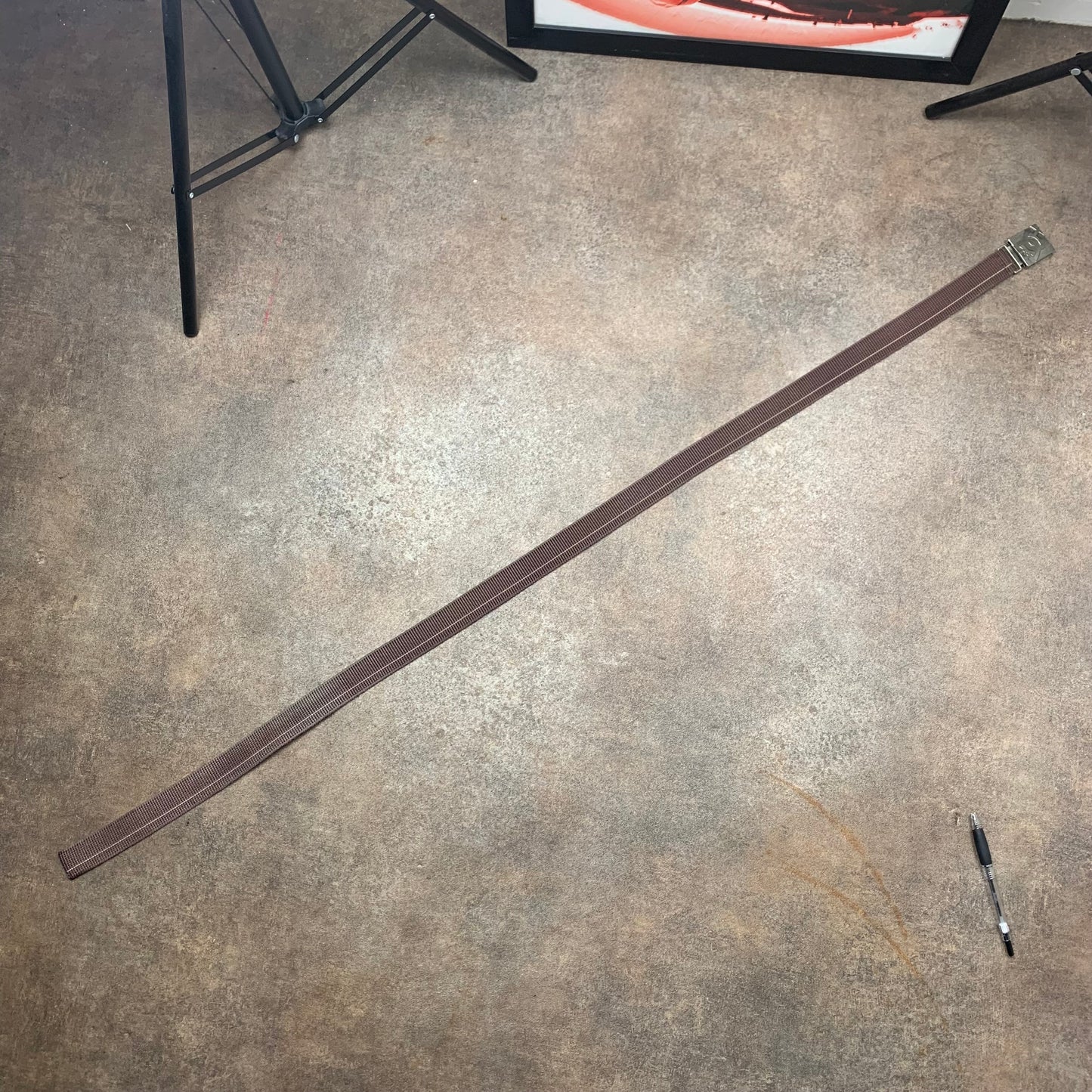 DC Shoes 00s brown grunge belt