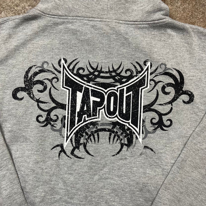Tapout 00s graphic zip hoodie (L)