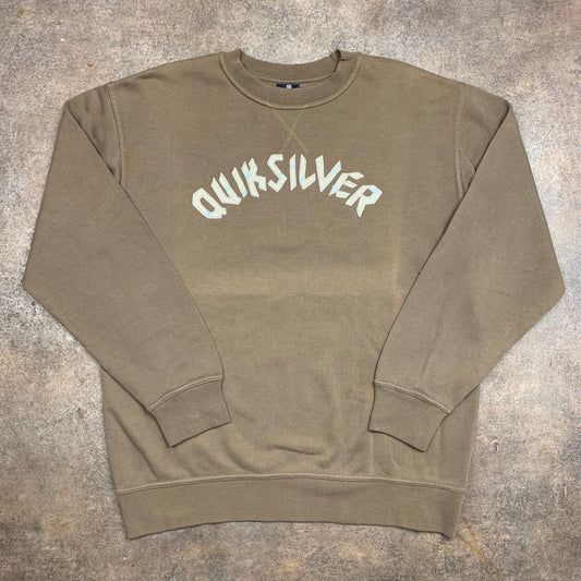 Quiksilver 00s brown graphic sweatshirt