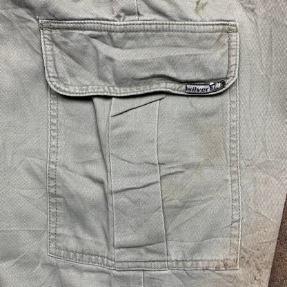 Levi's Silvertab 00s baggy beige cargo jeans
