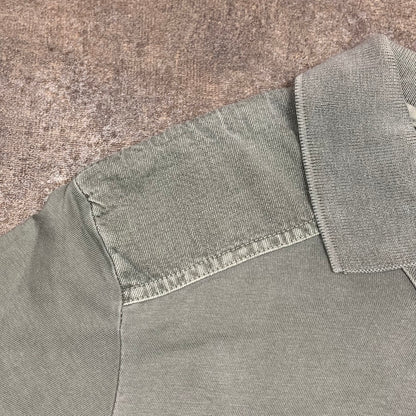 Dolce & Gabbana 00s graphic khaki polo shirt