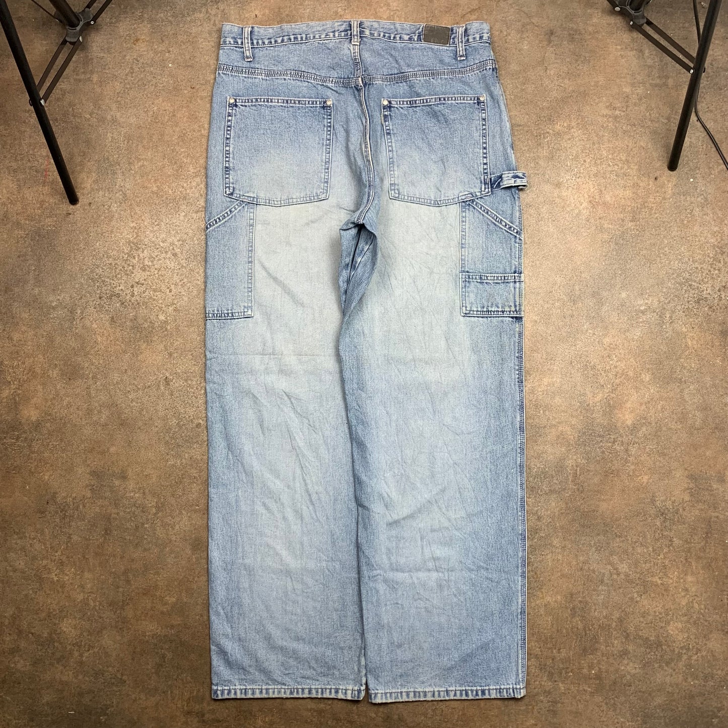 Levi's Silvertab 00s baggy carpenter blue jeans