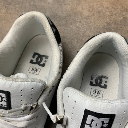 DC Shoes Pixie 3 00s white black chunky trainers