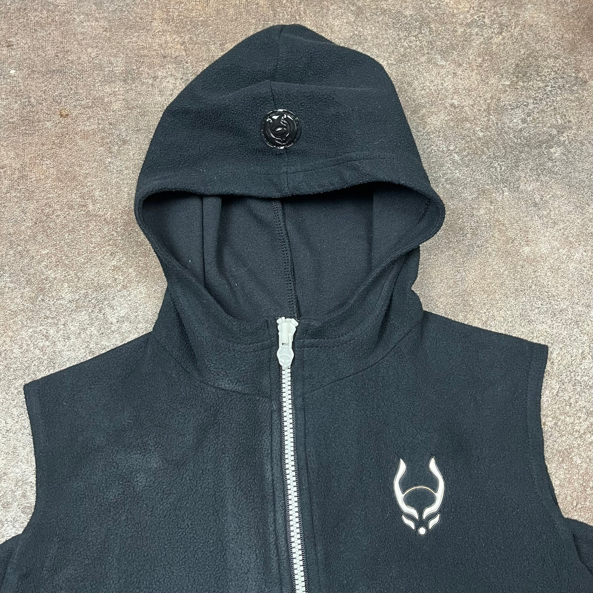 Cyberdog 00s cut out shoulder hoodie (M)