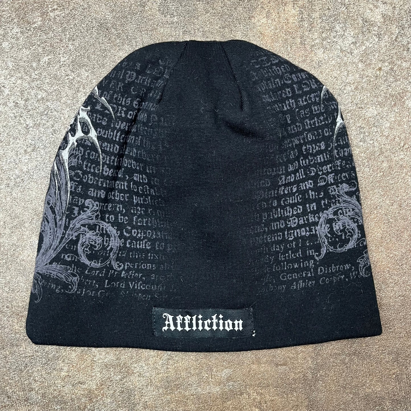 Affliction graphic beanie