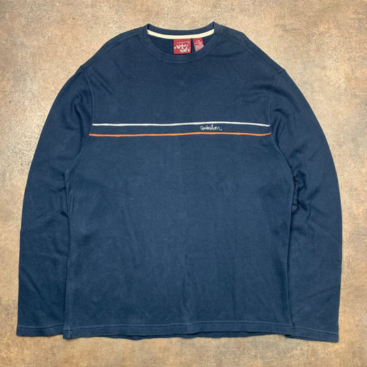 Quiksilver 00s navy graphic sweatshirt