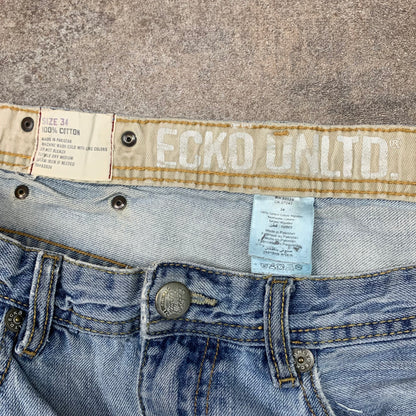 Ecko Unltd. 00s baggy embroidered jeans