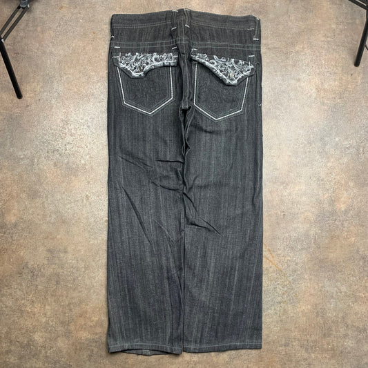 Southpole 00s baggy factory defect jeans