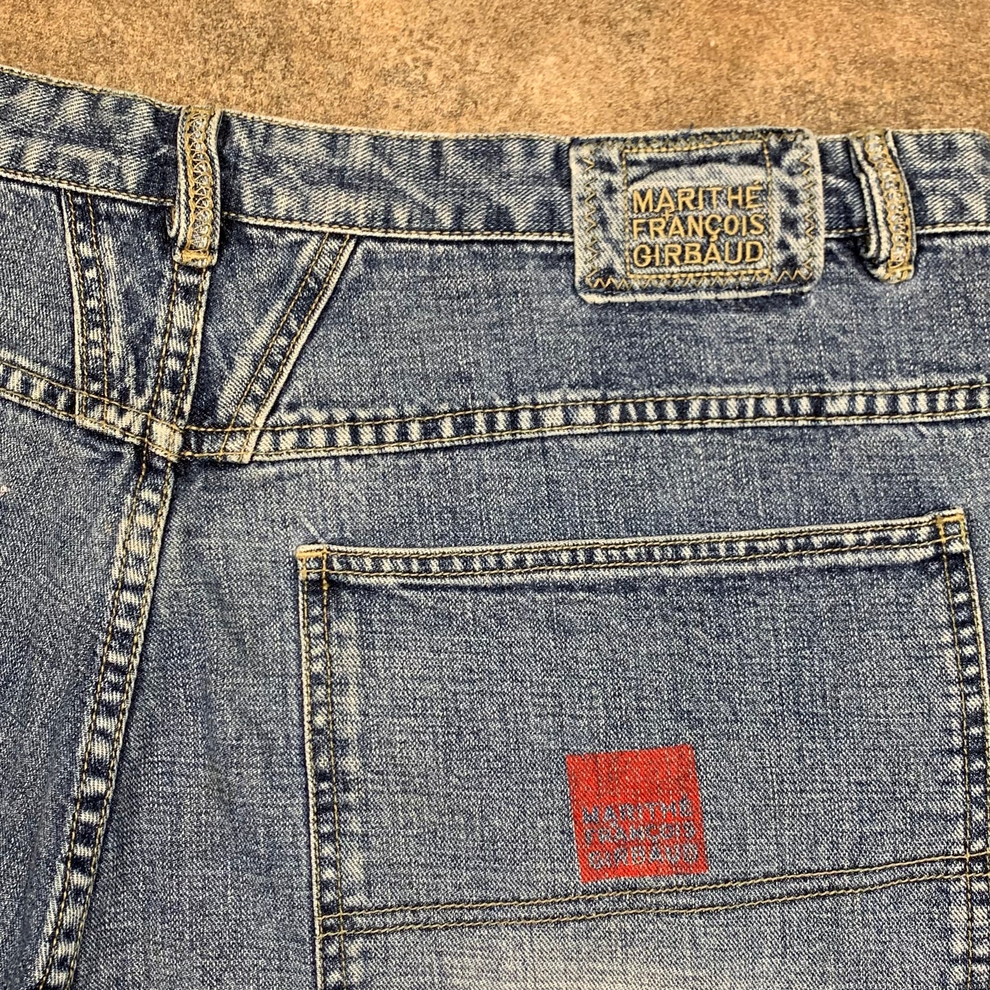 Marithé + François Girbaud 00s baggy jorts (40")
