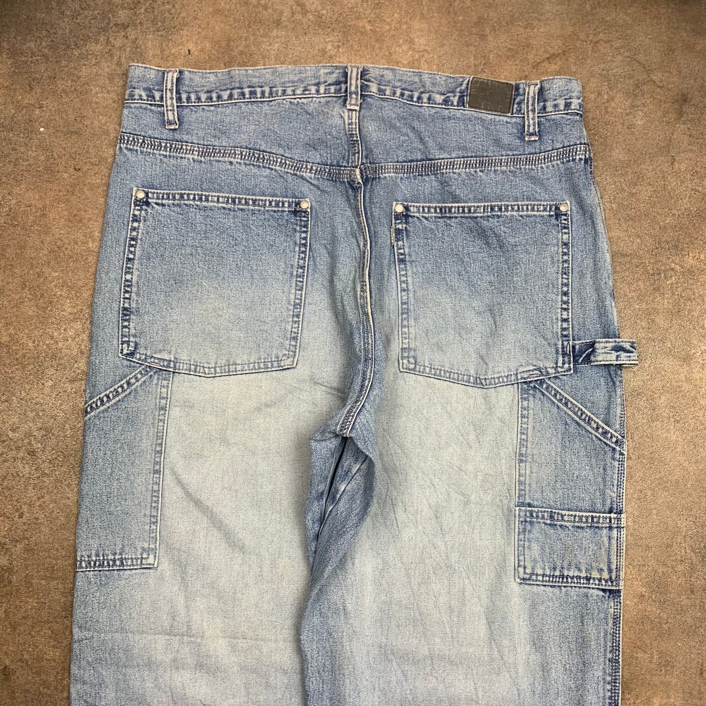 Levi's Silvertab 00s baggy carpenter blue jeans