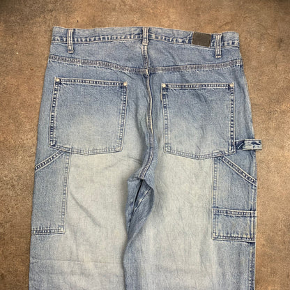 Levi's Silvertab 00s baggy carpenter blue jeans